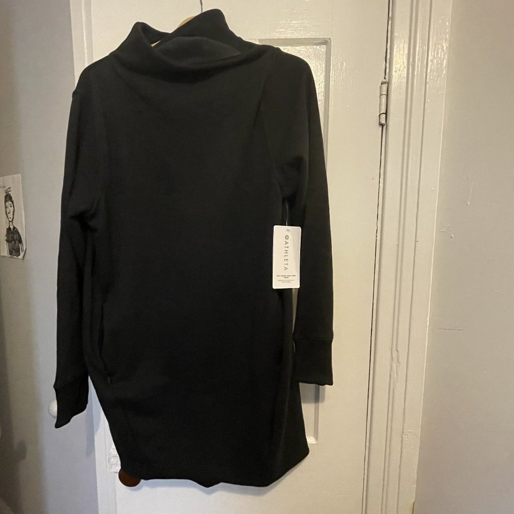 NEW ATHLETA COZY KARMA MOCK NECK DRESS